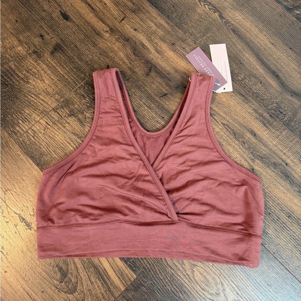 Kindred Bravely Mauve Nursing & Maternity Sleep Bra